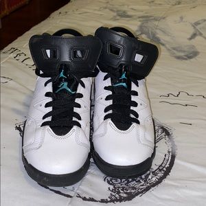 Jordan retro 6 white jade black